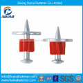 DN head mechanical galvanized drive pin with metal washer